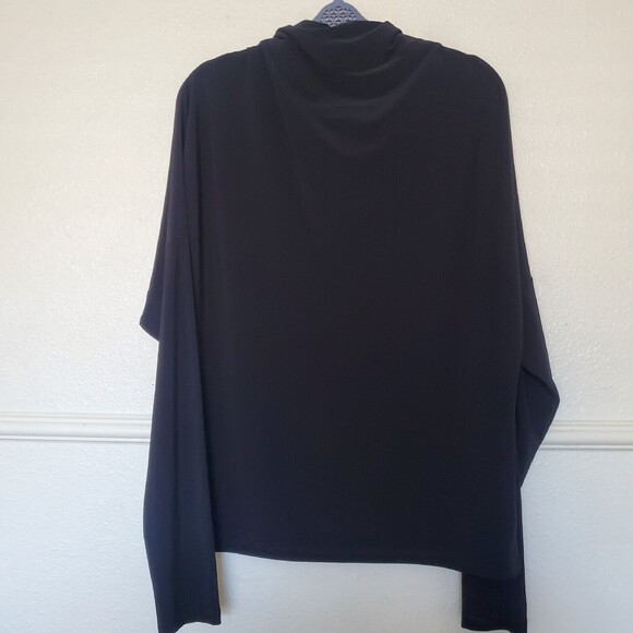 Anne Klein Tunic Top Blouse Lagenlook Asymmetric Stretchy Artsy Women's Size XL - Picture 8 of 16